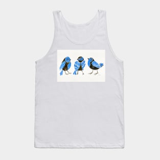 finches blue Tank Top